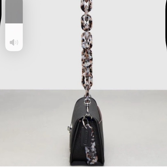 🖤Coach NWT Coachtopia Wavy Dinky Black  Women's Bag with Multi‎ Color strap - Picture 3 of 10